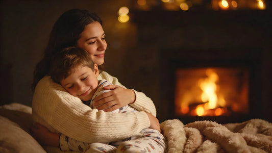 A harmonious and loving family environment promoting emotional safety and healthy brain development for children.