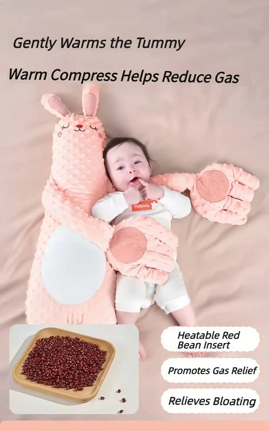 MoiHug bunny body pillow for side sleepers, ideal sleep aid bolster pillow for comfort and anxiety relief.