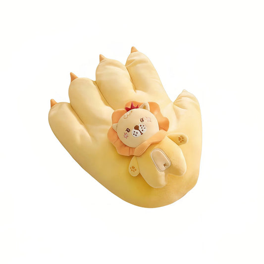 Yellow Lion Automatic Patting Palm Pillow: This is a perfect Anxiety Relief Toy and natural sleep aid . By mimicking a soothing touch, it teaches you fall asleep quickly.